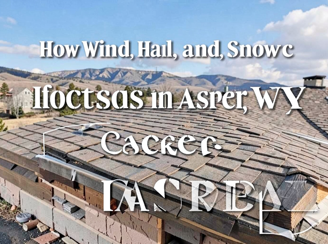How Wind, Hail, and Snow Can Affect Roofs in Casper, WY