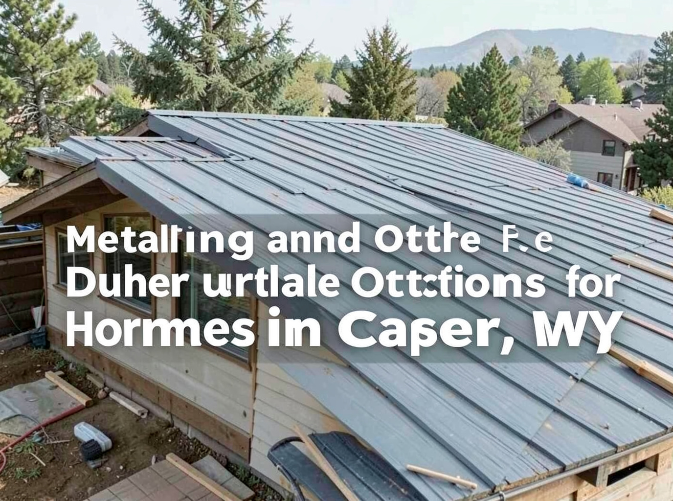 Metal Roofing and Other Durable Options for Homes in Casper, WY